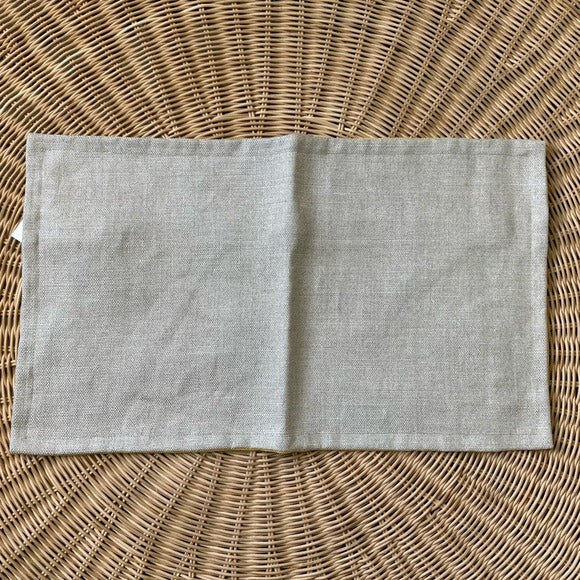 Two Tone Linen Pillow Cover (12”x21”)-Yellow - The Home Decor Outlet