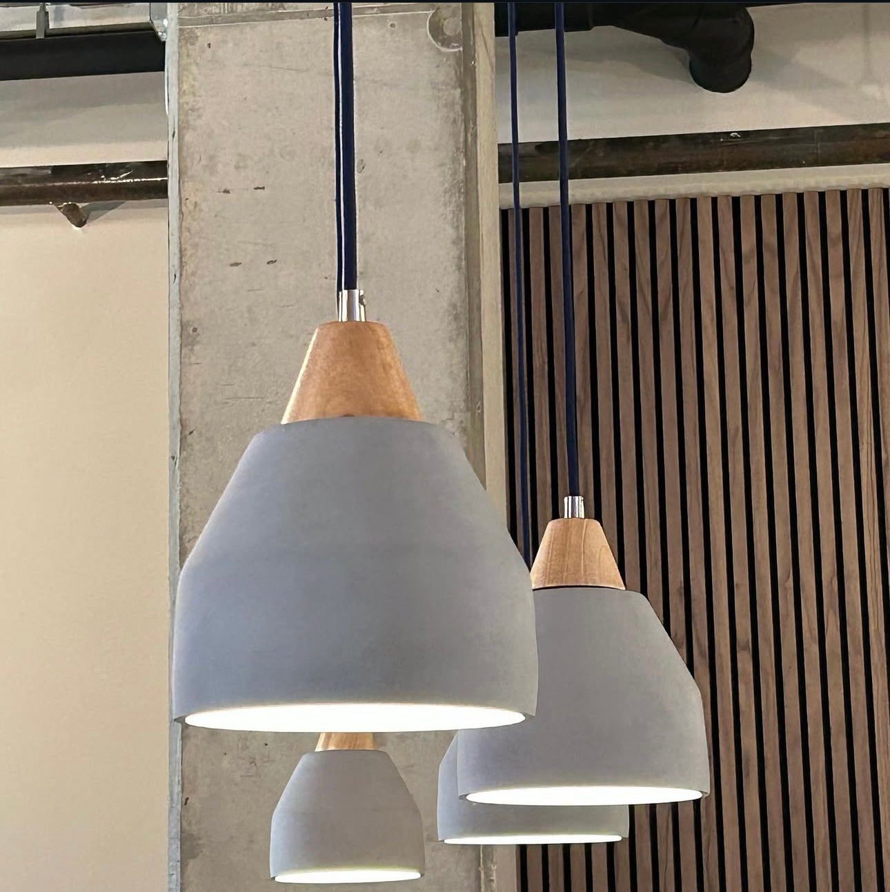 Knolls Wood Trimmed Pendant