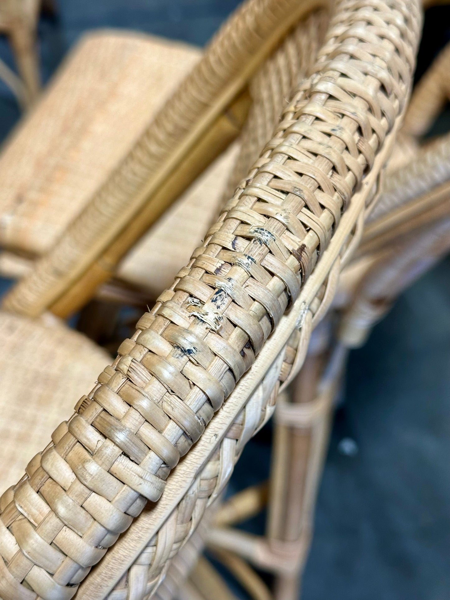 Sunwashed Riviera Swivel Rattan Counter Stool-Natural (CL) - The Home Decor Outlet