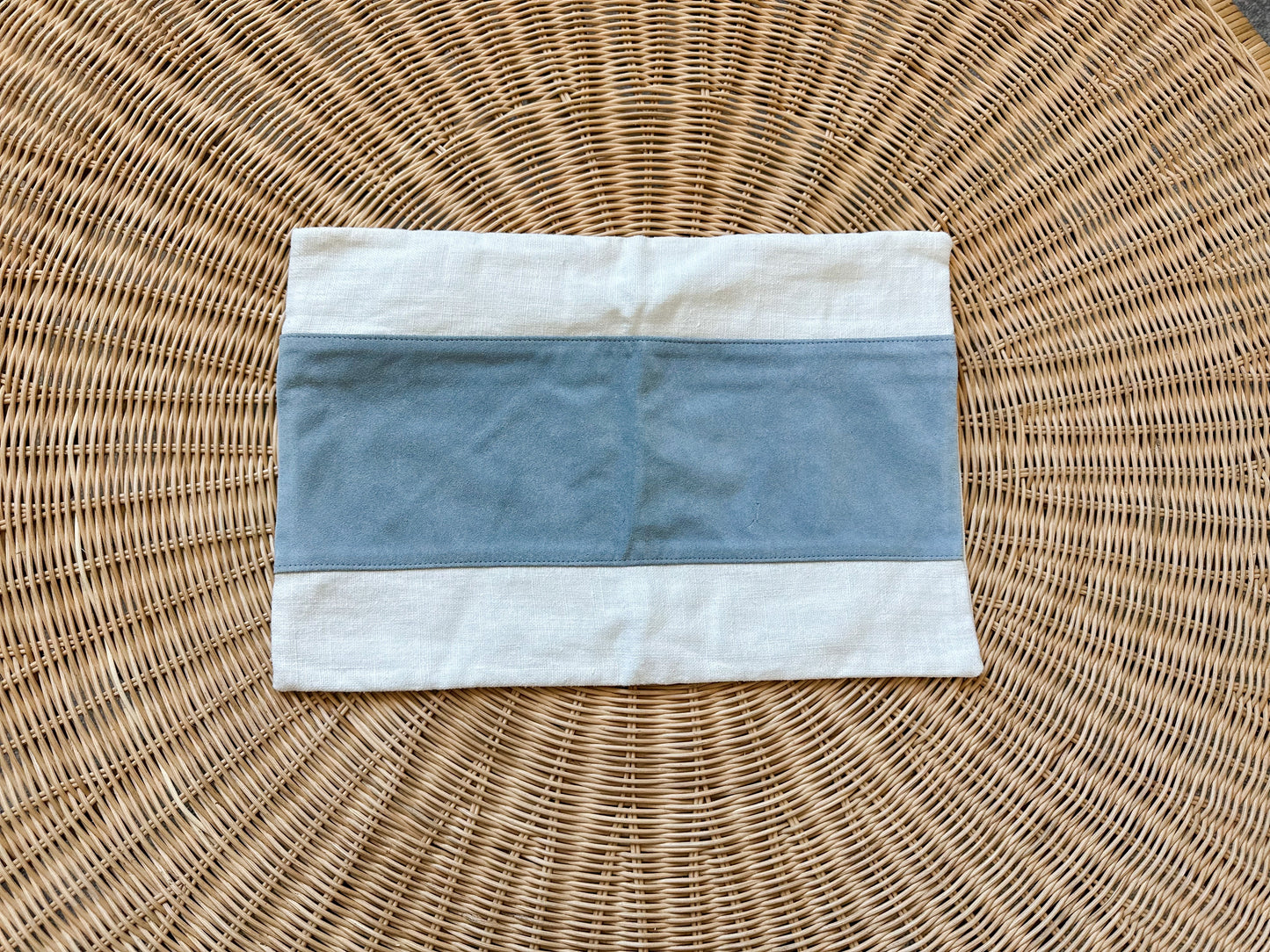 North Lake Pillow Cover-Coastal Blue - The Home Decor Outlet