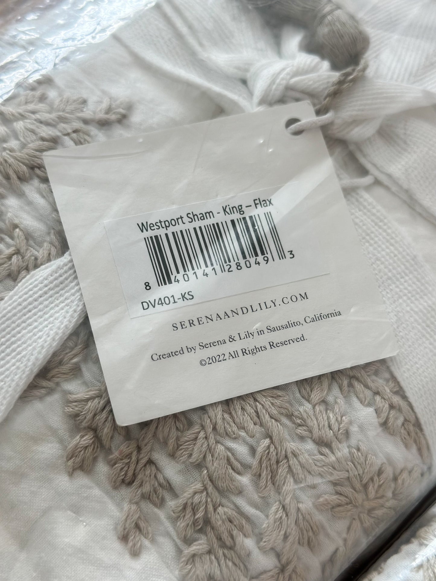 Westport King Shams (Set of 2)-Flax - The Home Decor Outlet