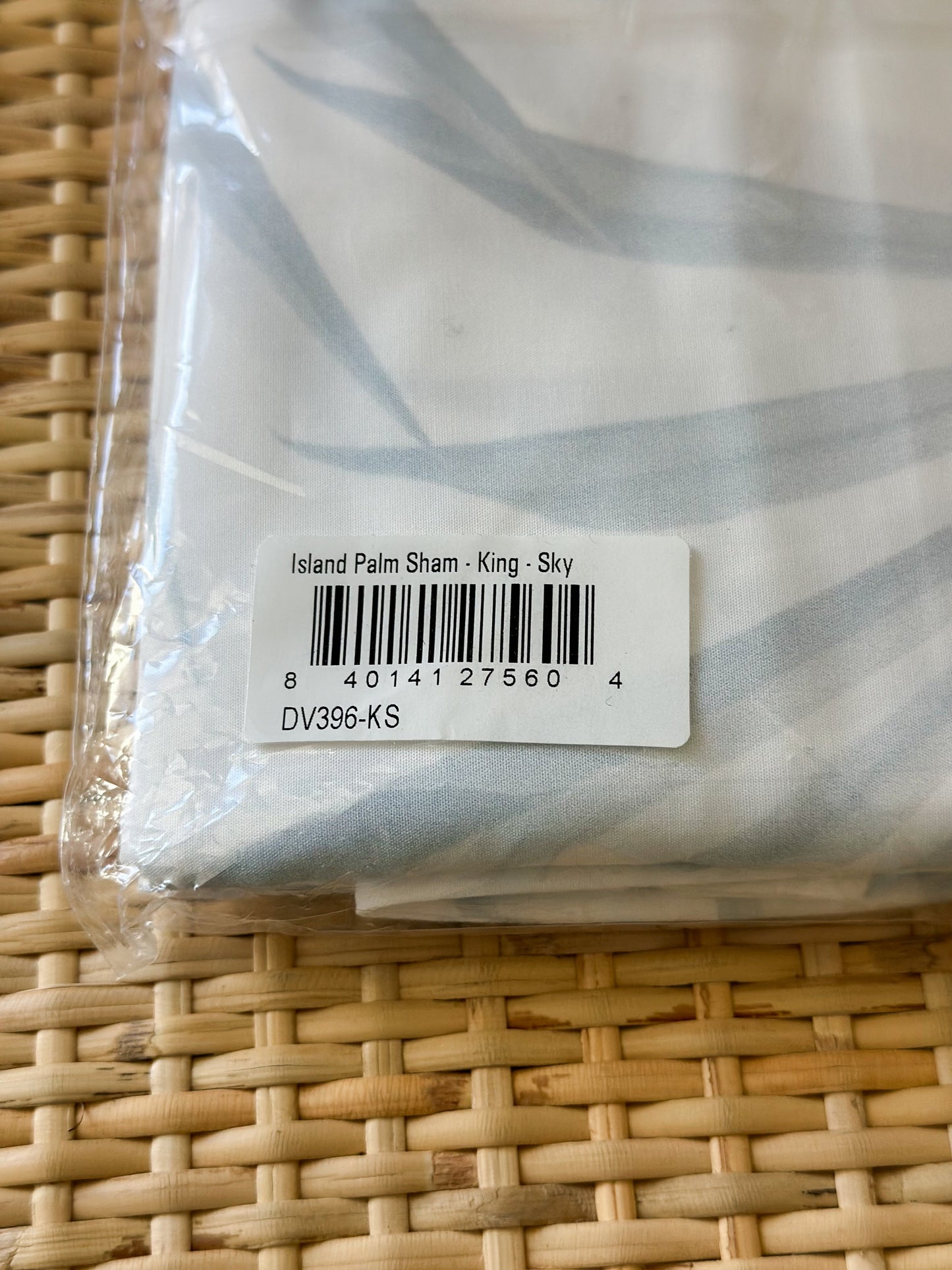 Island Palm King Sham-Sky - The Home Decor Outlet