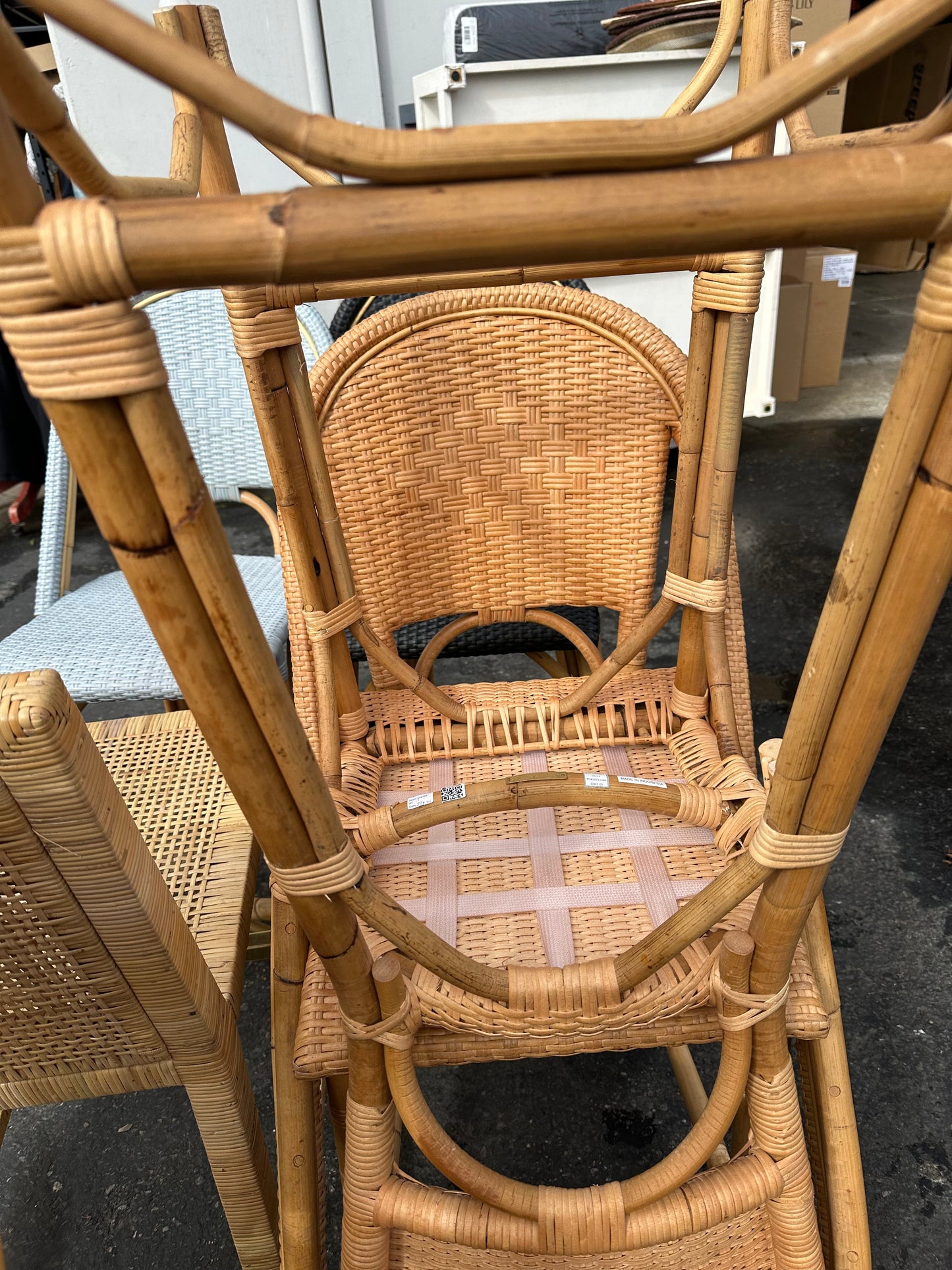Sunwashed Riviera Rattan Counter Stool-Natural
