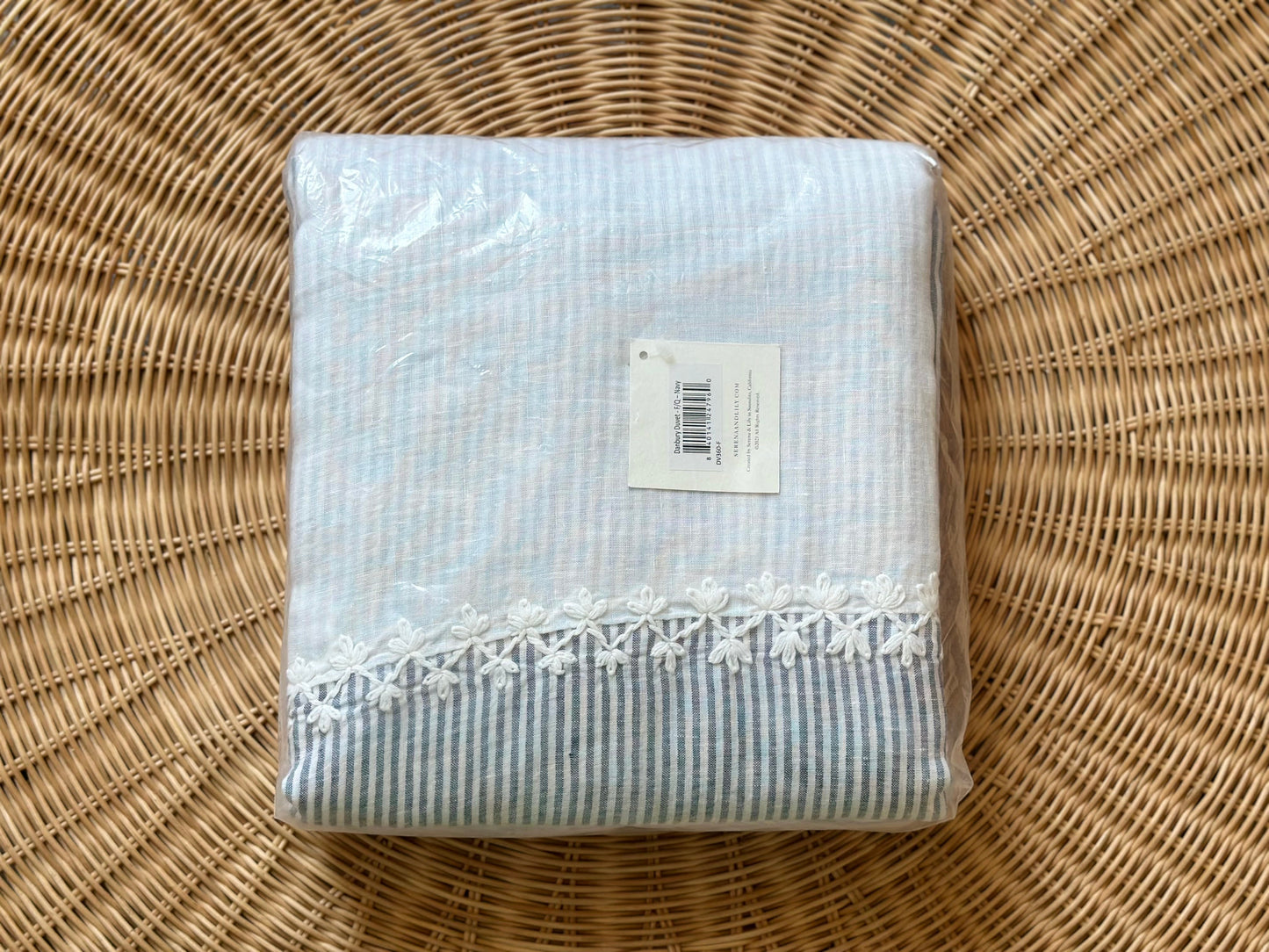 Danbury Linen Duvet Cover-Navy (CL) - The Home Decor Outlet