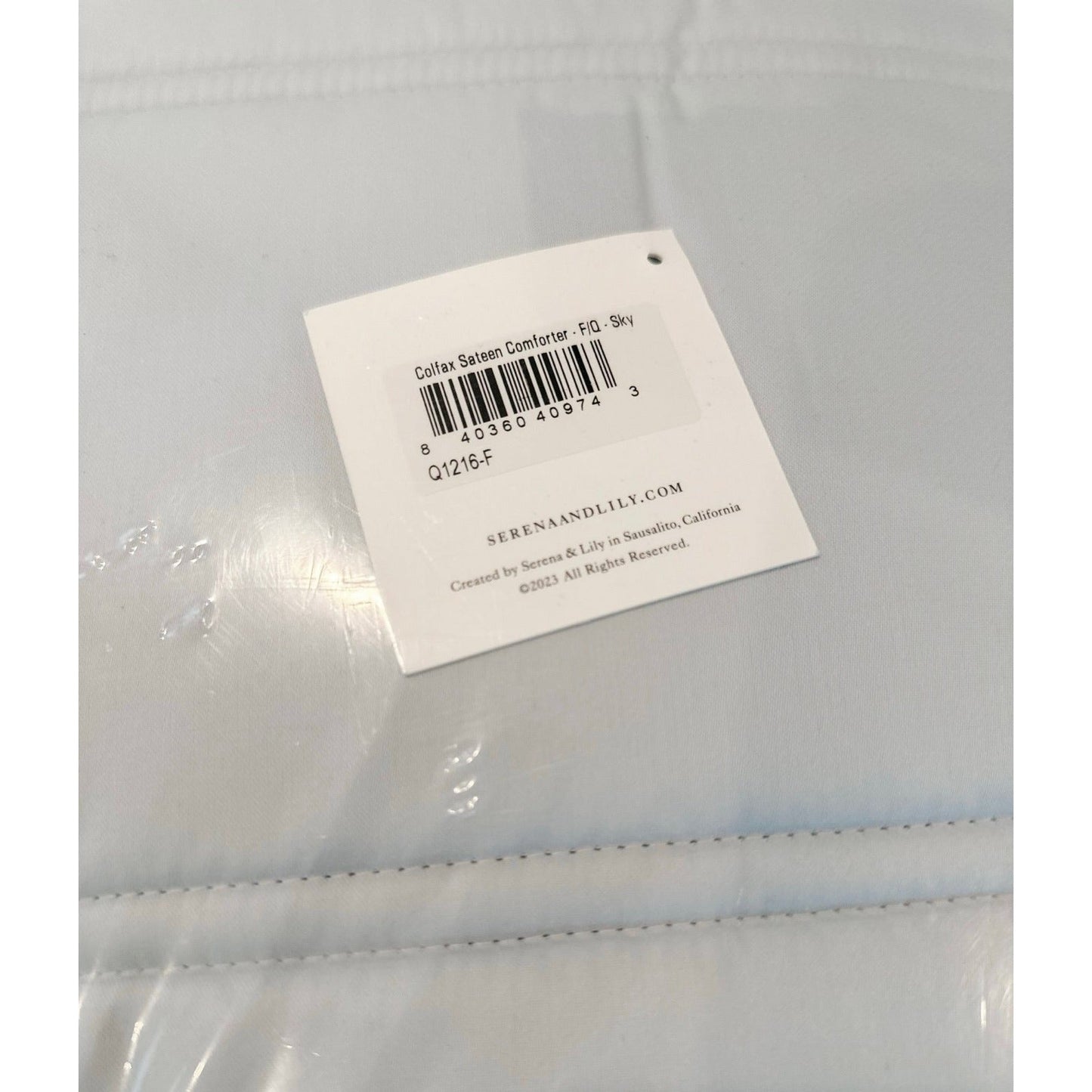 Colfax Comforter (F/Q)-Sky - The Home Decor Outlet