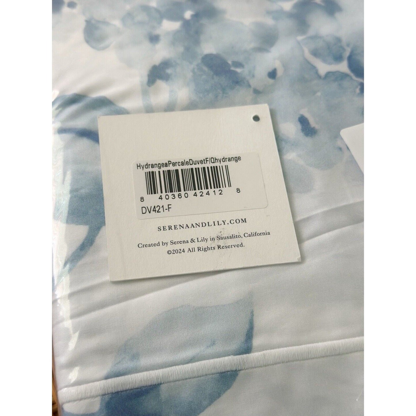 Hydrangea Percale Duvet Cover (F/Q)-Hydrangea - The Home Decor Outlet