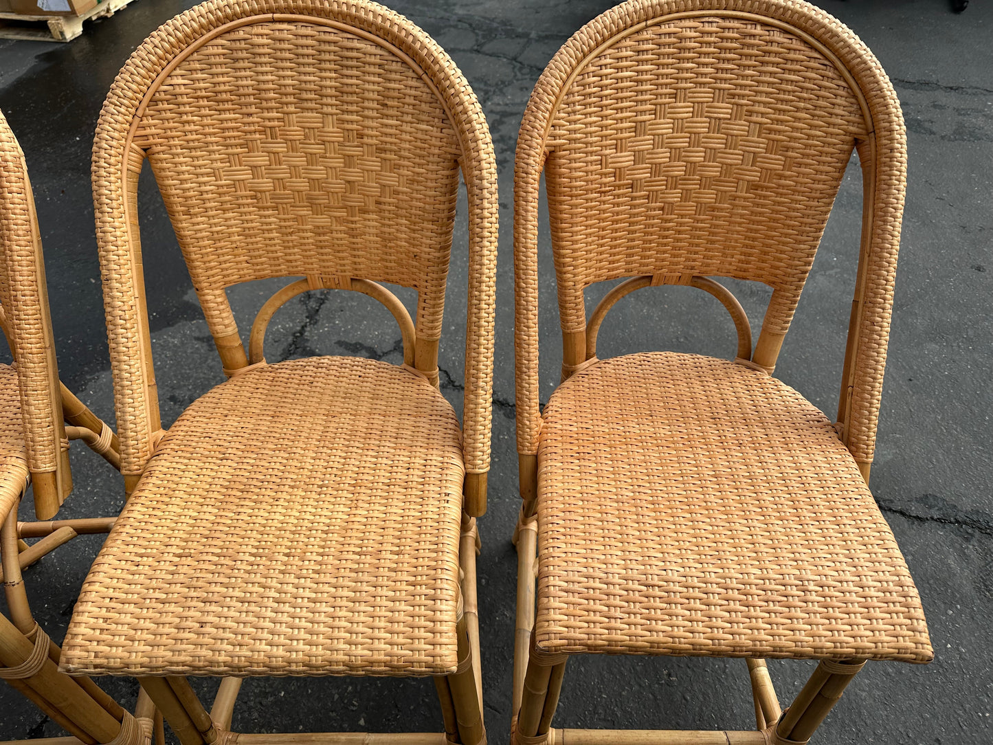 Sunwashed Riviera Rattan Counter Stool-Natural