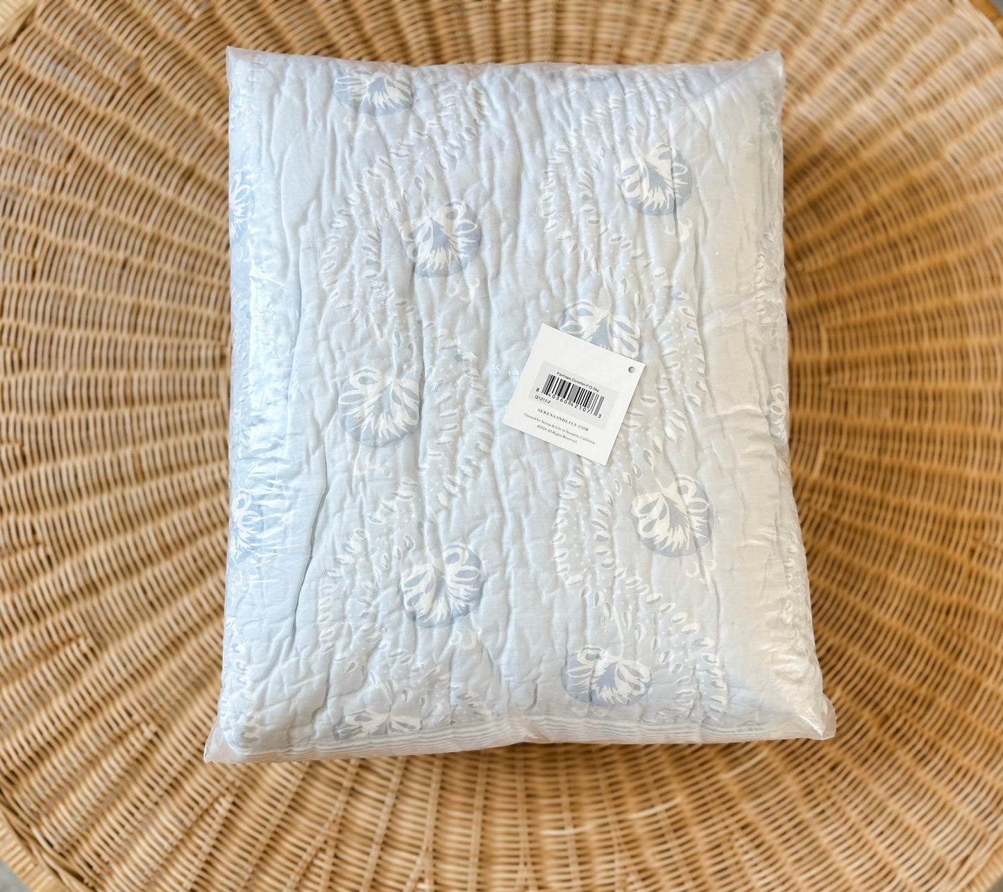 Fairhope Coverlet-Sky - The Home Decor Outlet
