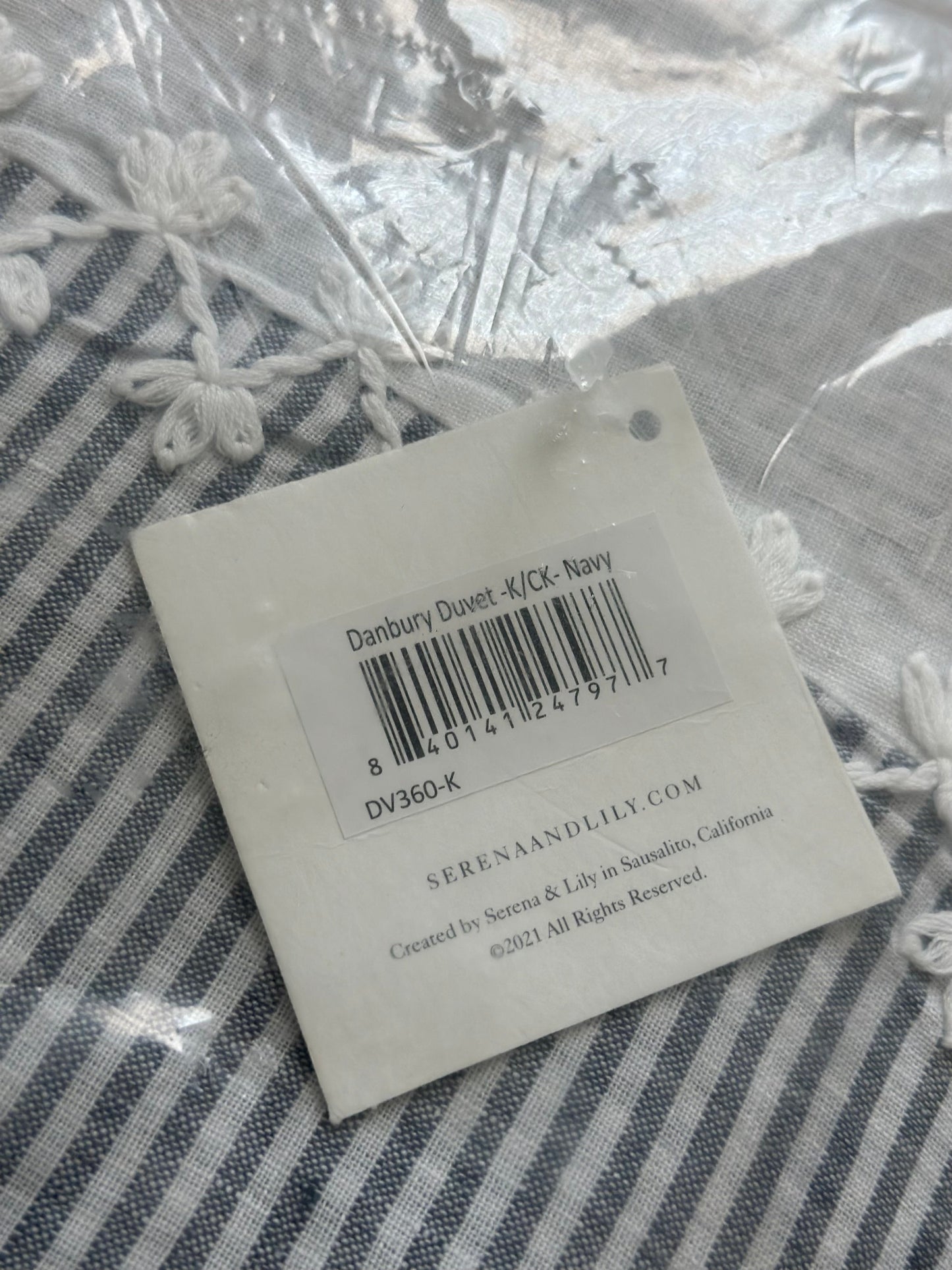 Danbury Linen Duvet Cover-Navy (CL) - The Home Decor Outlet