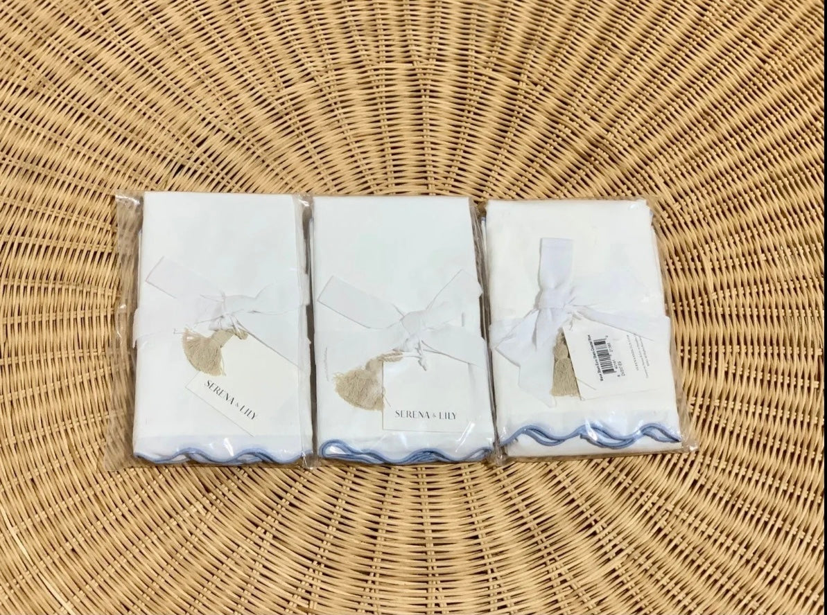 Wave Percale Euro Sham-Coastal Blue - The Home Decor Outlet