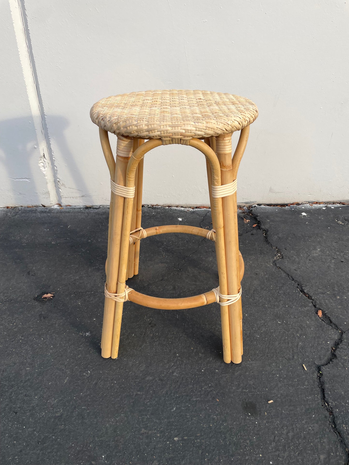 Bistro Backless Counter Stool - Raw Natural - The Home Decor Outlet