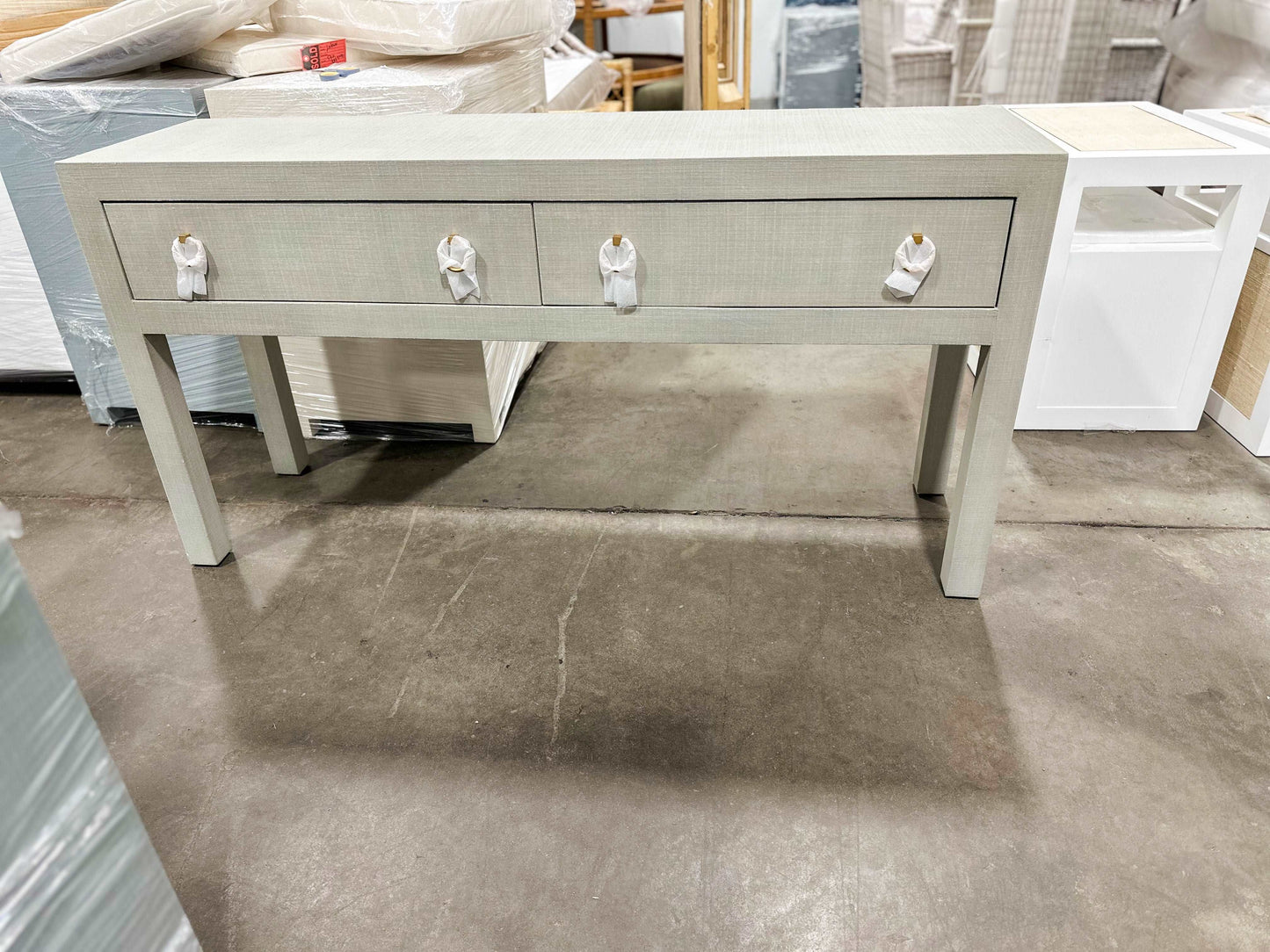 Driftway Console-Dove - The Home Decor Outlet