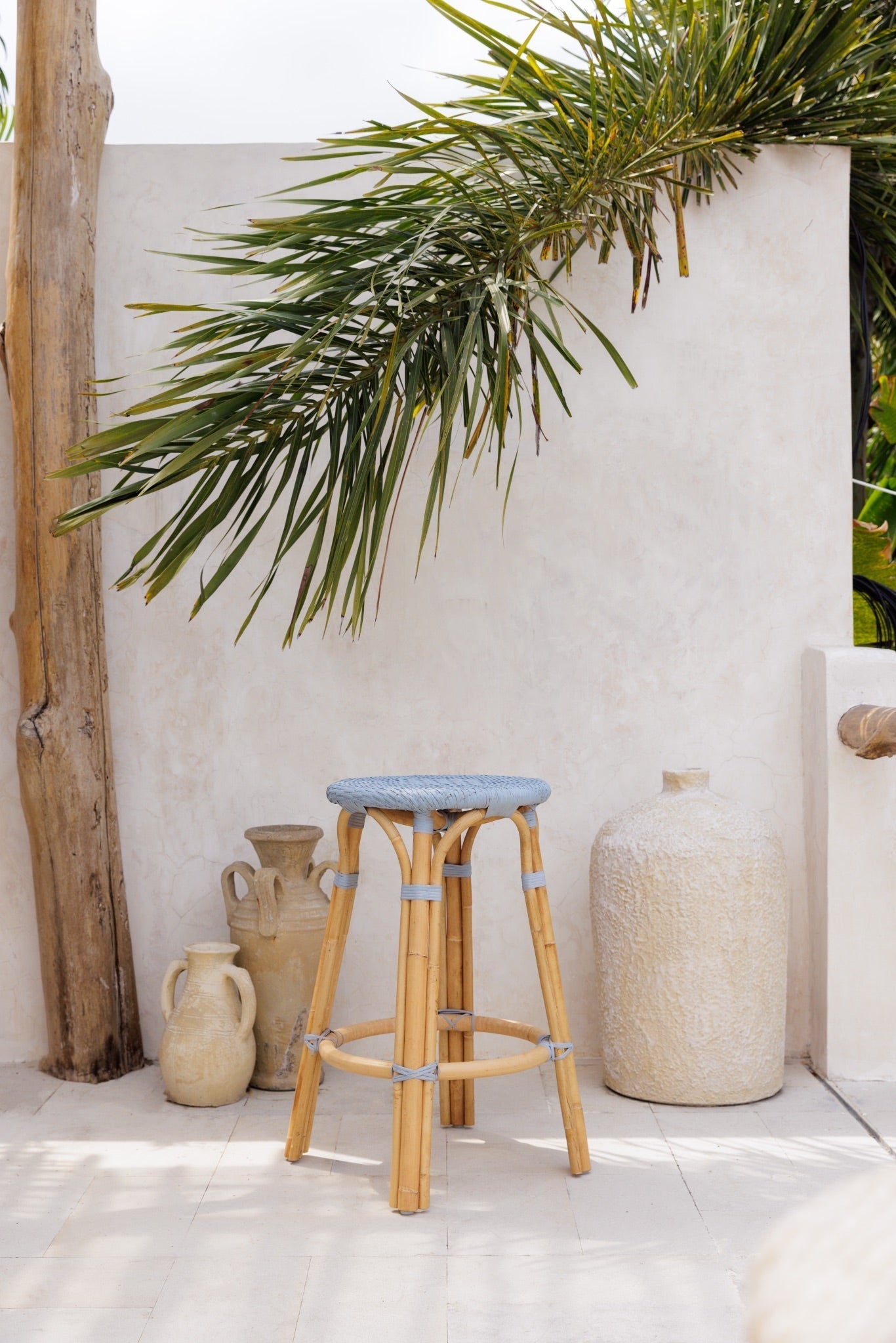 Bistro Backless Counter Stool - Bay Blue - The Home Decor Outlet