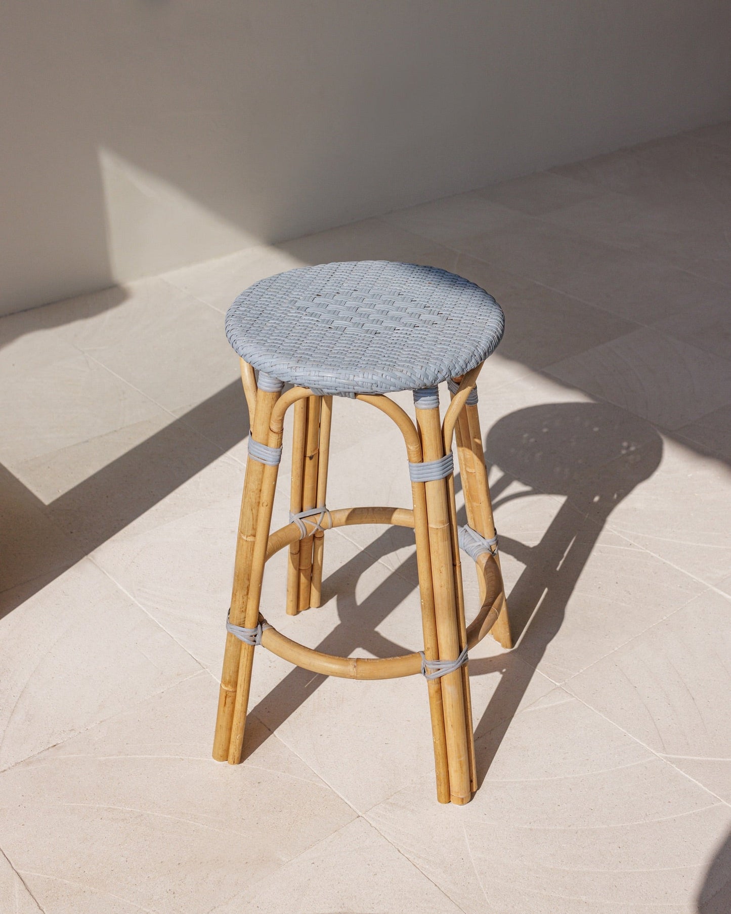 Bistro Backless Counter Stool - Bay Blue - The Home Decor Outlet