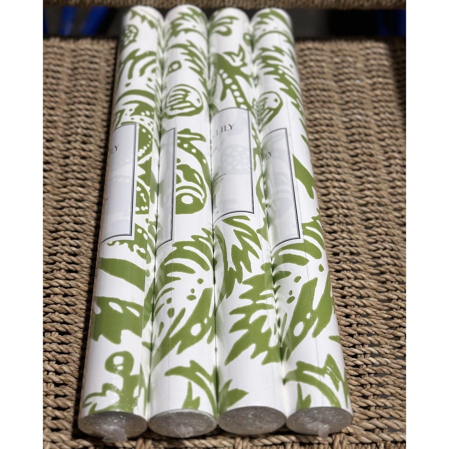 Sicily Wallpaper-Grass Green