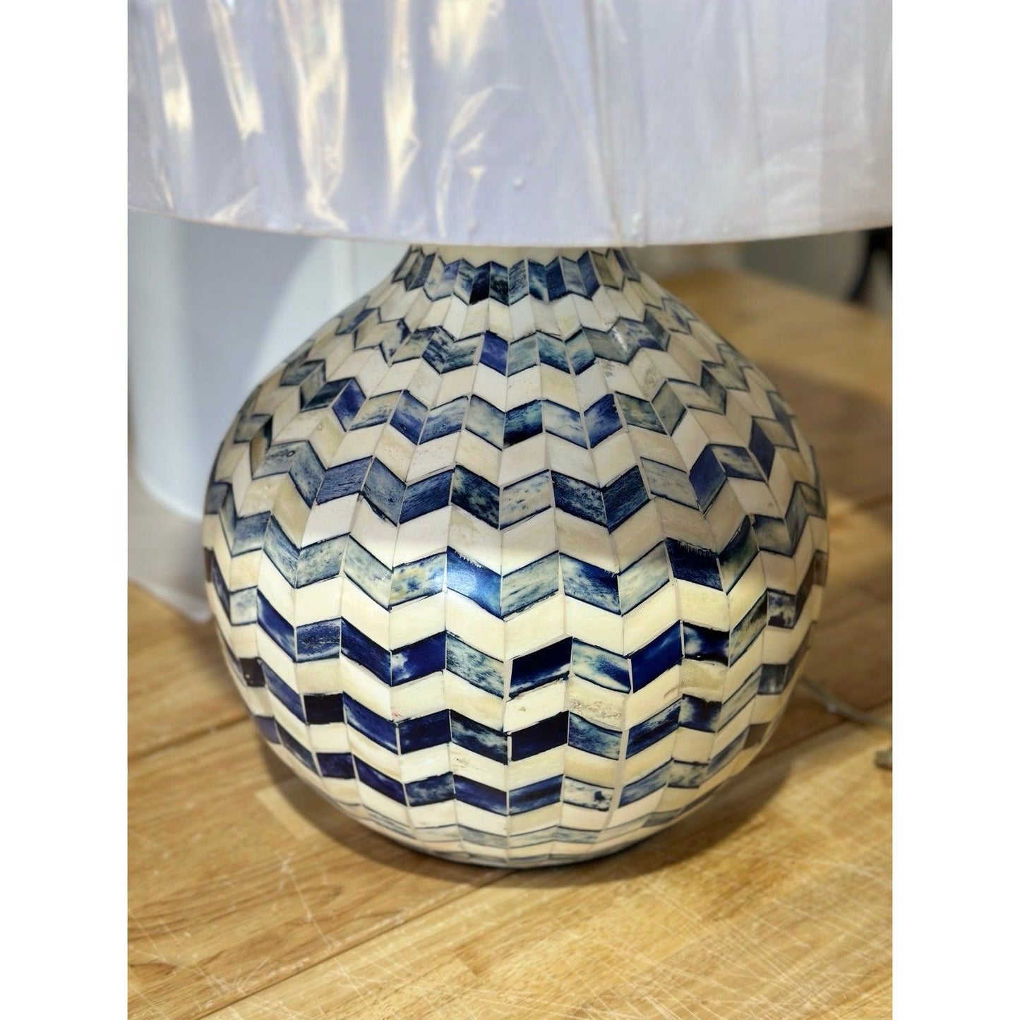 Westerly Bone Inlay Table Lamp - The Home Decor Outlet