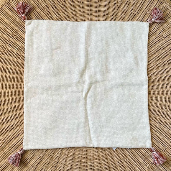 Oakview Pillow Cover (22” SQ)-Terracotta - The Home Decor Outlet