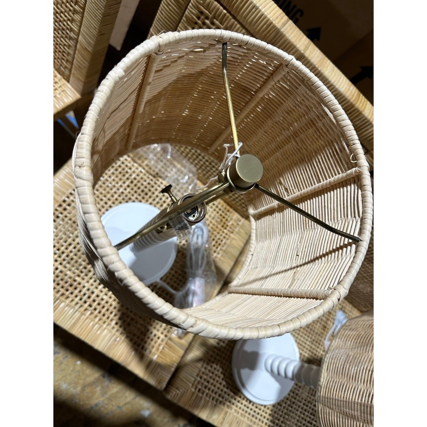 Springview Petite Table Lamp-White - The Home Decor Outlet