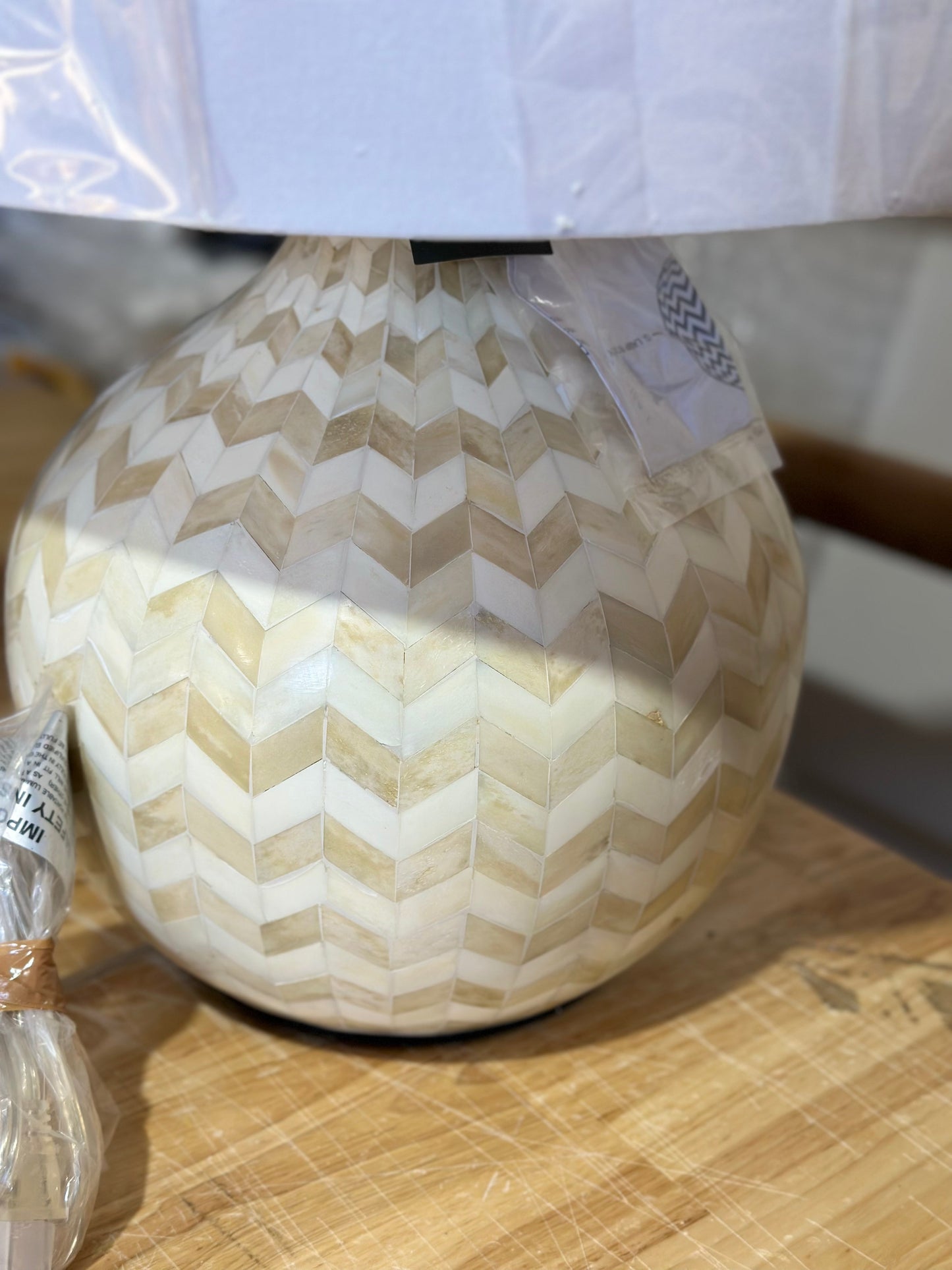 Westerly Bone Inlay Table Lamp - The Home Decor Outlet