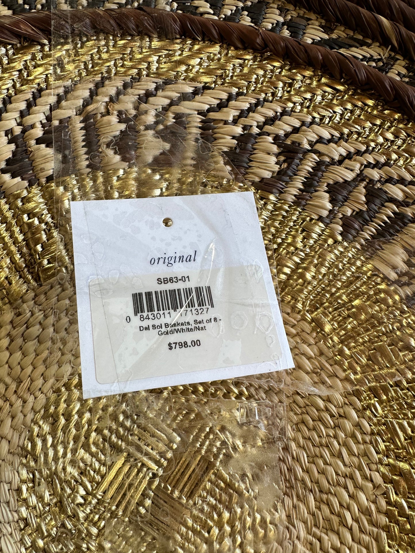Del Sol Baskets (Set of 8) - The Home Decor Outlet