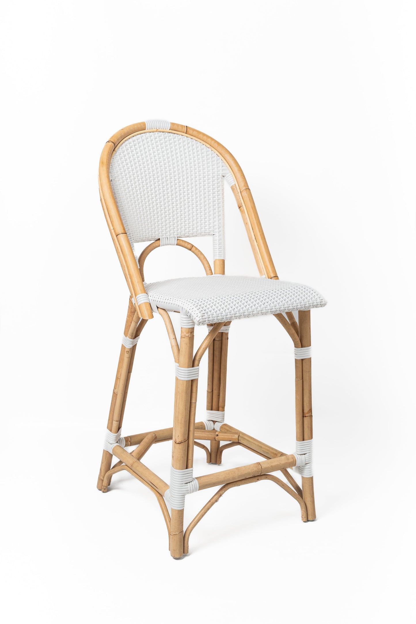 Modern Bistro Rattan Counter Stool