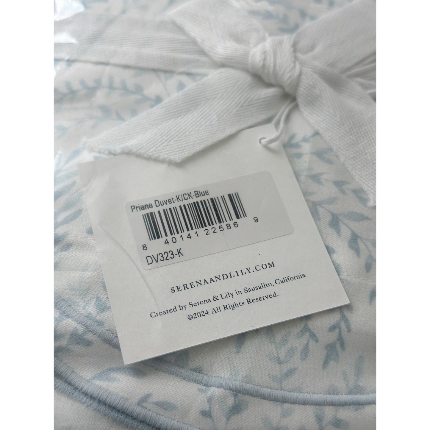 Priano Sateen Duvet Cover (K/CK) & 2 King Shams-Blue