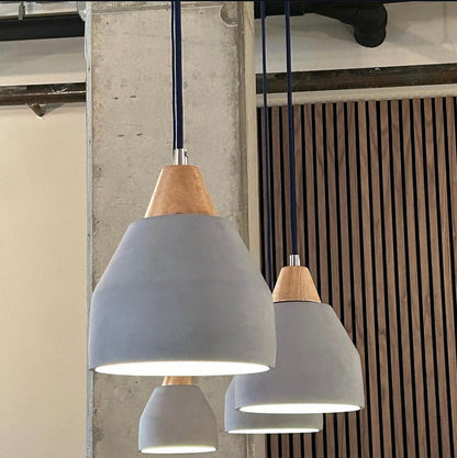 Knolls Wood Trimmed Pendant