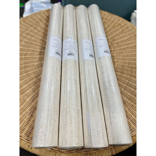 Chevron Paperweave Wallpaper-Natural - The Home Decor Outlet