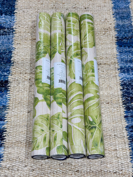 Montego Wallpaper-Grass - The Home Decor Outlet