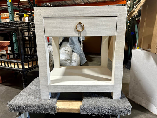 Driftway 1-Drawer Nighstand-Chalk - The Home Decor Outlet