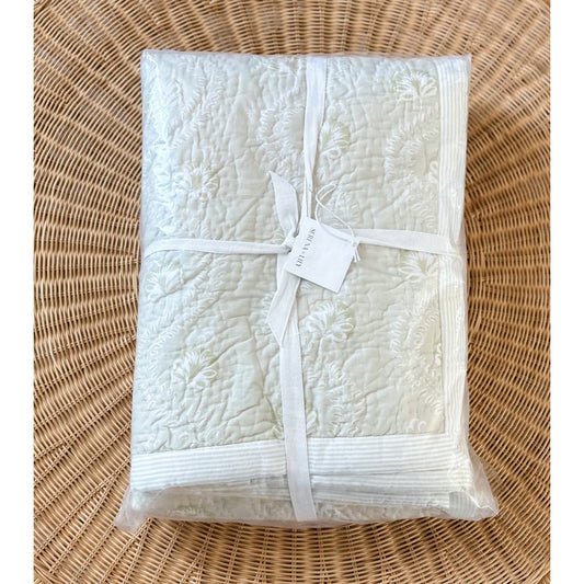 Fairhope Coverlet (F/Q)-Pistachio - The Home Decor Outlet