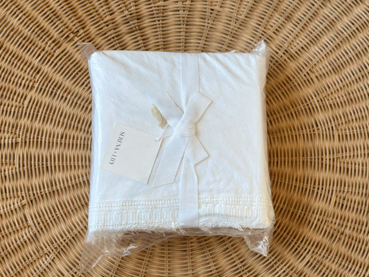 Solana Bedskirt (King)-White - The Home Decor Outlet