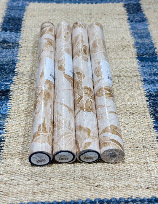 Montego Wallpaper-Natural - The Home Decor Outlet