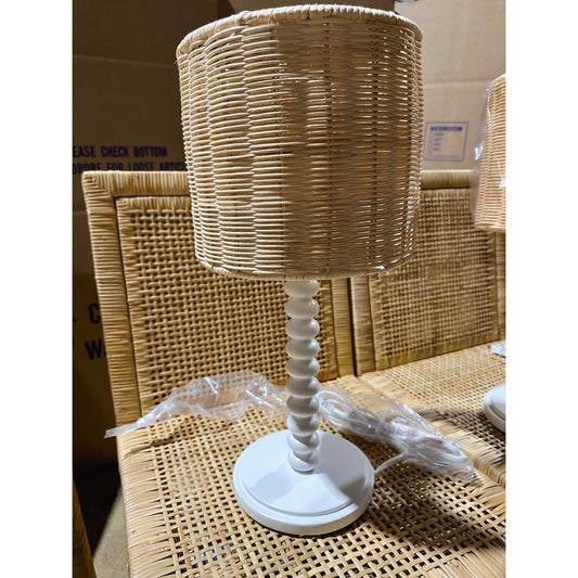 Springview Petite Table Lamp-White - The Home Decor Outlet