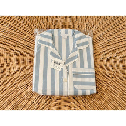 Beach Club Stripe Pajamas-Coastal Blue - The Home Decor Outlet