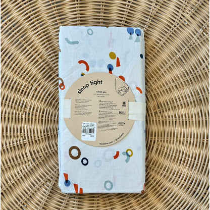 West Elm Kids x Misha & Puff Cubist Geo Crib Fitted Sheet