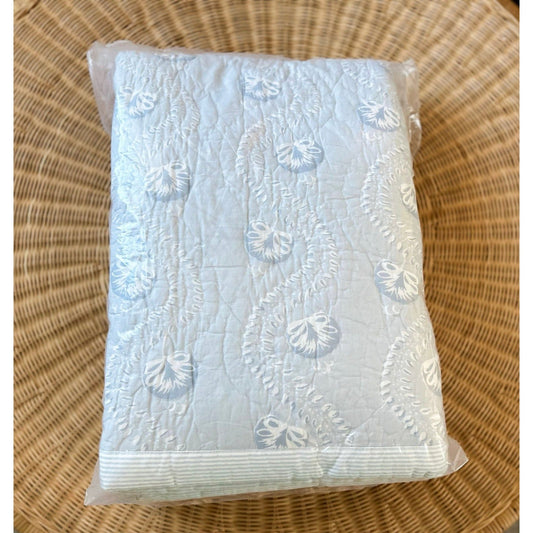 Fairhope Coverlet-Sky - The Home Decor Outlet