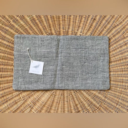 Lewes Pillow Cover (12”x21”)-Grey - The Home Decor Outlet