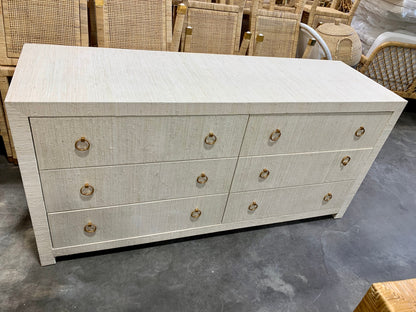 Blake Dresser (Wide 6-Drawer)-Natural - The Home Decor Outlet