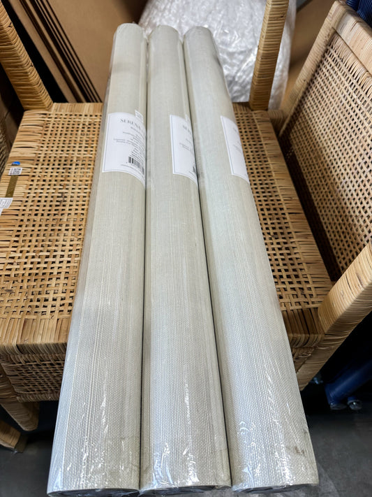 Solid Grasscloth Wallcovering-Stone