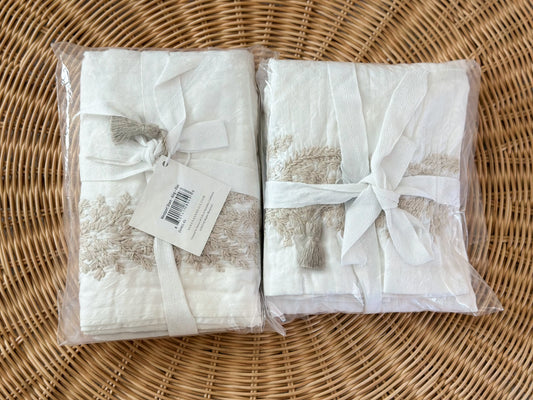 Westport King Shams (Set of 2)-Flax - The Home Decor Outlet