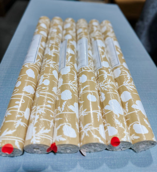 Bloomsbury Wallpaper-Wheat - The Home Decor Outlet