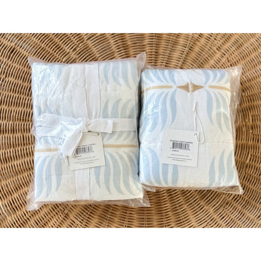 Granada Standard Shams (Set of 2)-Coastal Blue