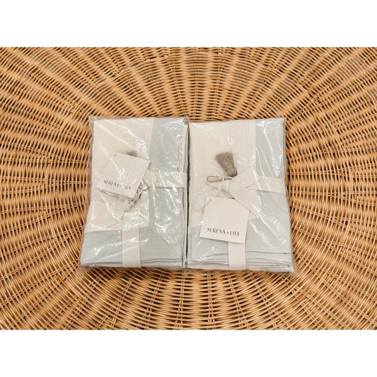 Salento King Shams (Set of 2)-Sky - The Home Decor Outlet