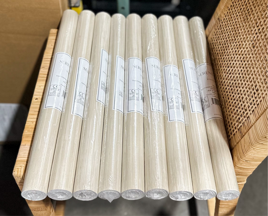 Faux Grasscloth Removable Wallpaper-Stone Beige
