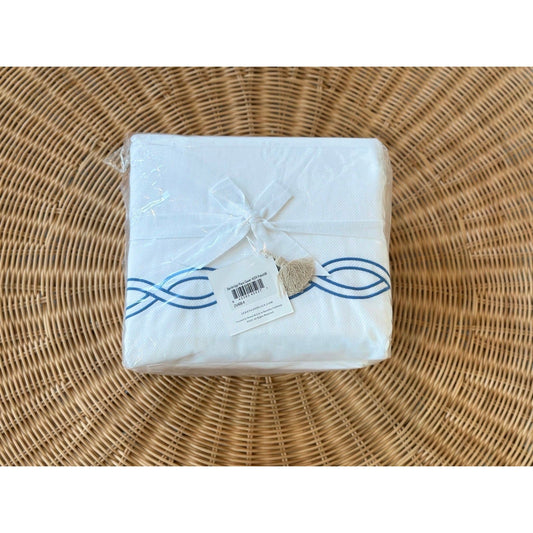 Bainbridge Piqué Duvet Cover (K/CK)-French Blue - The Home Decor Outlet