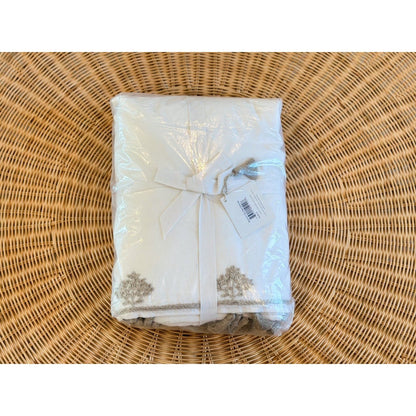 Lily Brookside Duvet Cover (K/CK)-Flax - The Home Decor Outlet