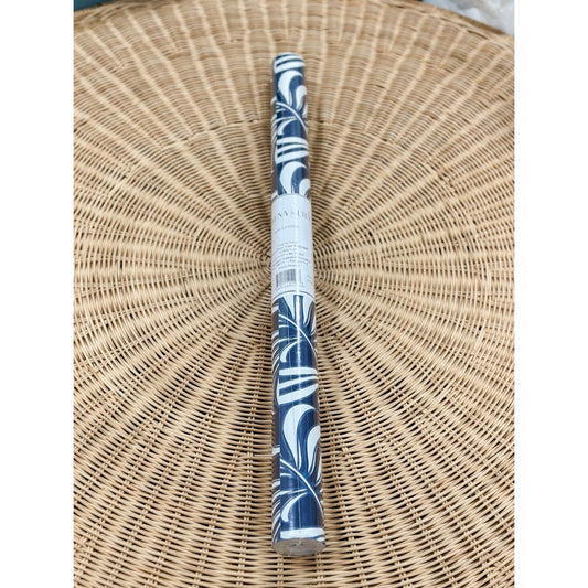Tisbury Navy Vines Wallpaper - The Home Decor Outlet
