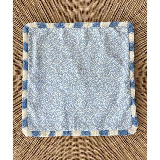 Reef Outdoor Pillow Cover (20” SQ)-Hydrangea Blue