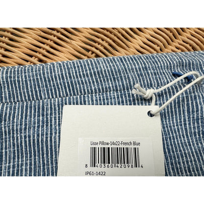Lisse Pillow Cover (14”x22”)-French Blue